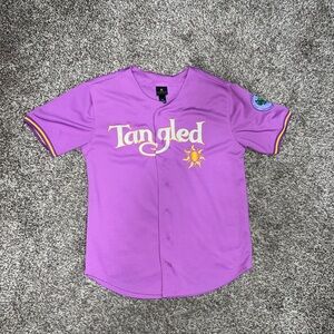 Disney Tangled Rapunzel Baseball Jersey - women’s medium